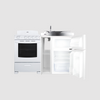 Summit 54" Wide All-in-One Kitchenette with Electric Coil Range ACK54COILW