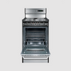 Summit 20" Wide Electric Coil Top Range with 8 Inches Backguard w/ Clock WEM130KW