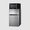 Summit Microwave/Refrigerator-Freezer Combination with Allocator MRF34BSSA