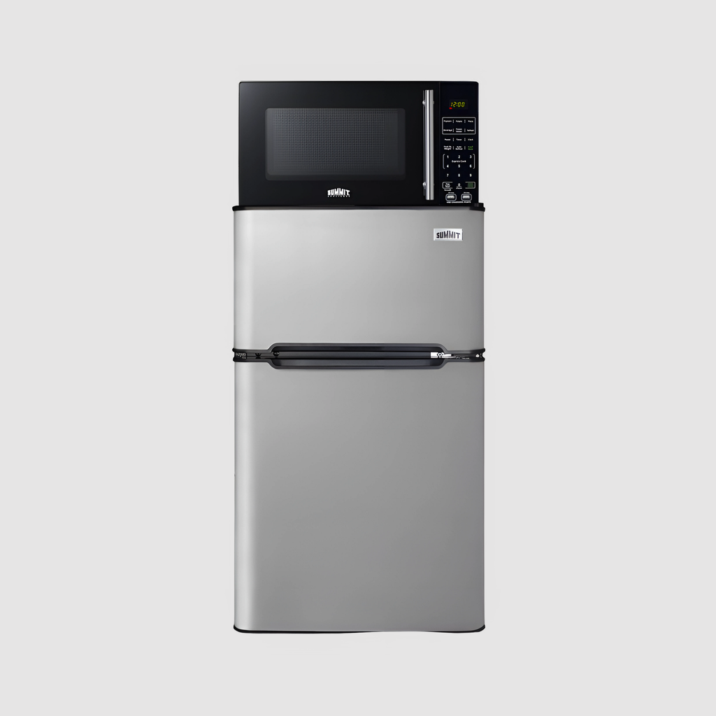 Summit Microwave/Refrigerator-Freezer Combination with Allocator MRF34BSSA