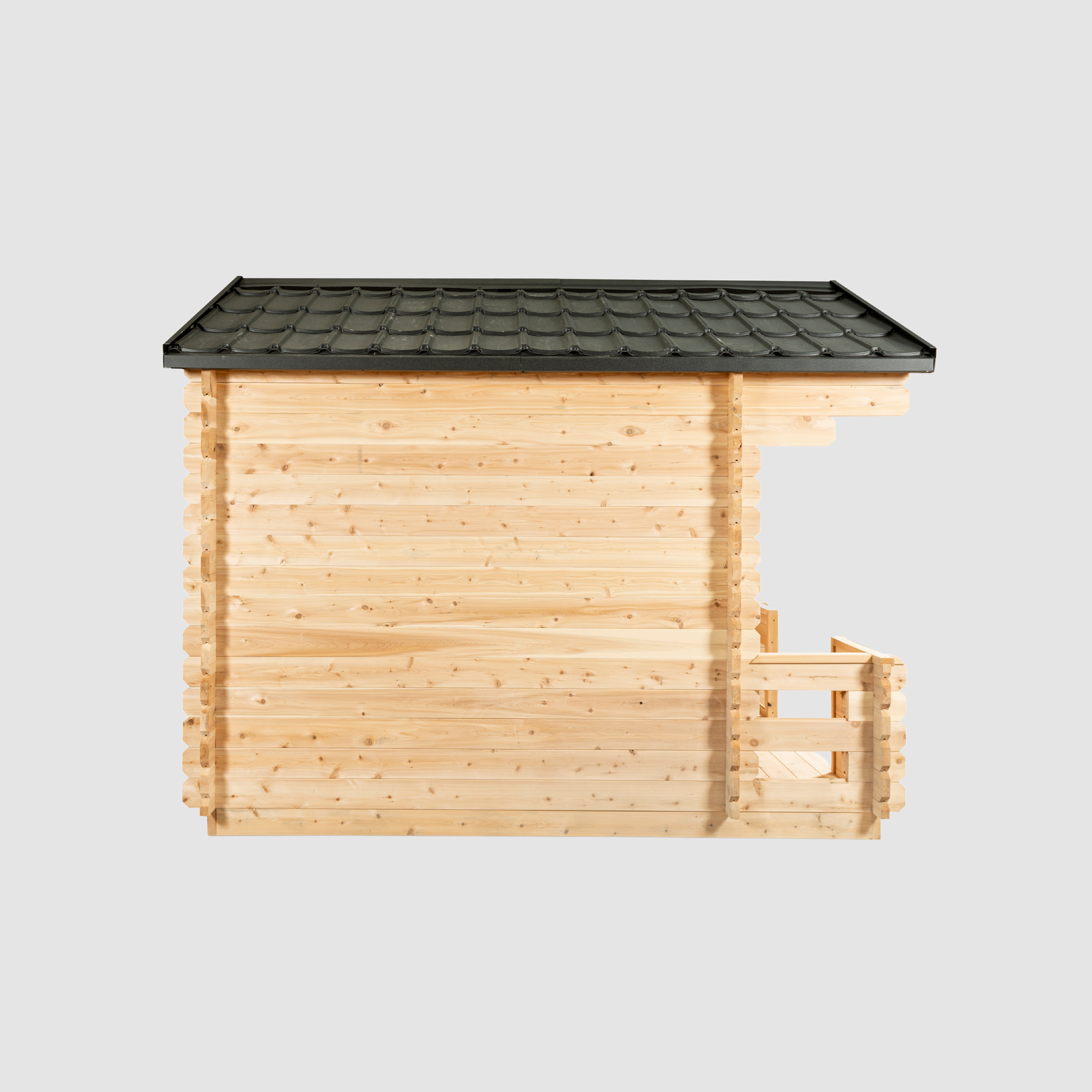 Leisurecraft CT Georgian Cabin Sauna with Porch