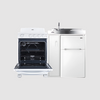 Summit 54" Wide All-in-One Kitchenette with Electric Coil Range ACK54COILW