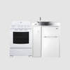 Summit 54" Wide All-in-One Kitchenette with Electric Coil Range ACK54COILW