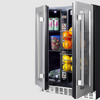 Summit 24" Built-In Dual-Zone Produce Refrigerator, ADA Compliant ALFD24WBVCSSPANTRY