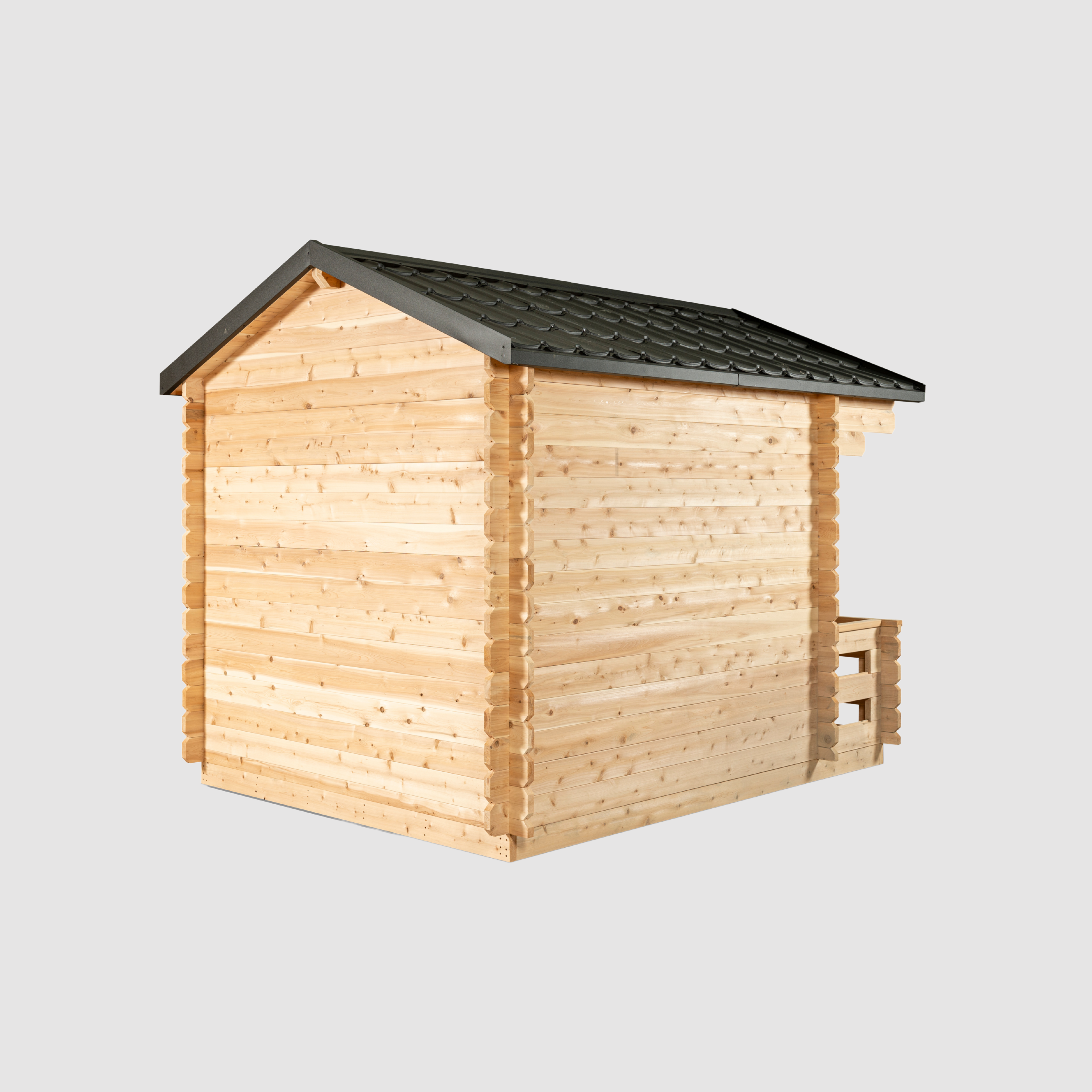 Leisurecraft CT Georgian Cabin Sauna with Porch