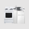 Summit 54" Wide All-in-One Kitchenette with Electric Coil Range ACK54COILW