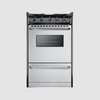 Summit 20" Wide Gas Range, Open Burners TNM1107BRW