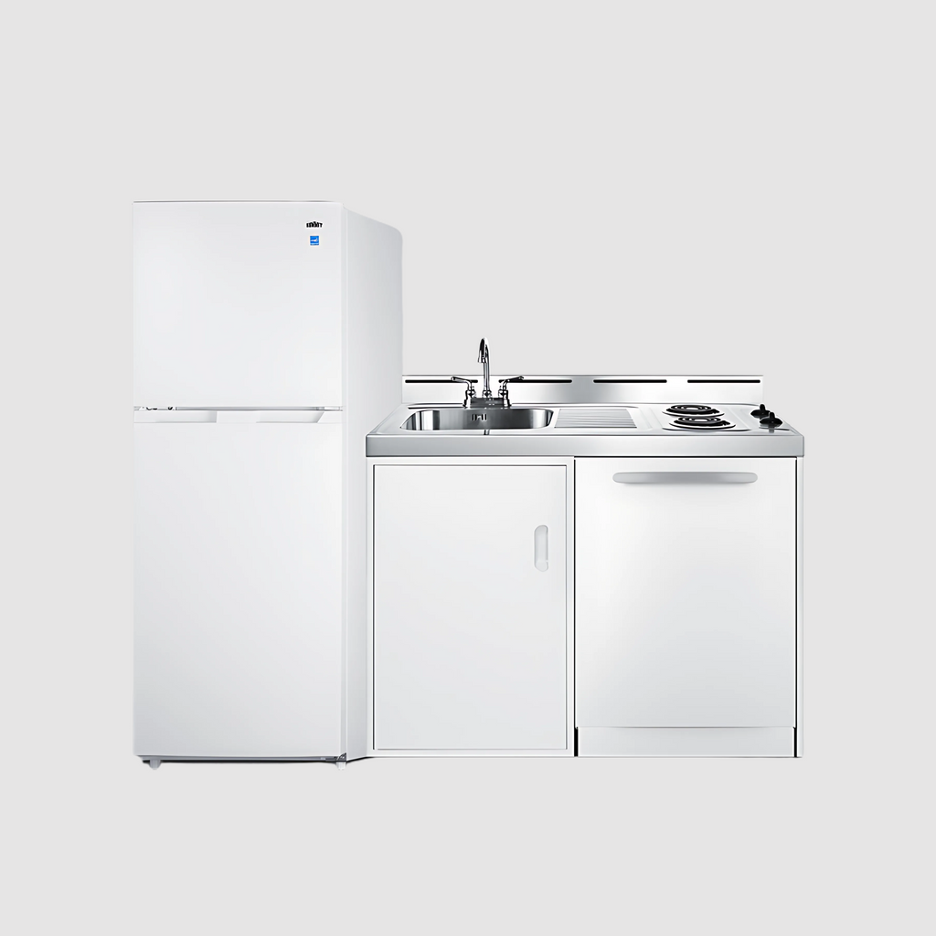 Summit 71" Wide All-In-One Kitchenette with Dishwasher ACKDW72