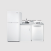 Summit 71" Wide All-In-One Kitchenette with Dishwasher ACKDW72