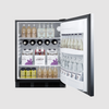 Summit 24" Wide Built-In All-Refrigerator, ADA Compliant AR5BS