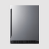 Summit 24" Wide Built-In All-Refrigerator, ADA Compliant (Panel Not Included) ASDS2413IFLHD