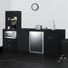Summit 95" Wide Casework Suite with Beverage Center and Microwave, ADA Height CWSUITE95G
