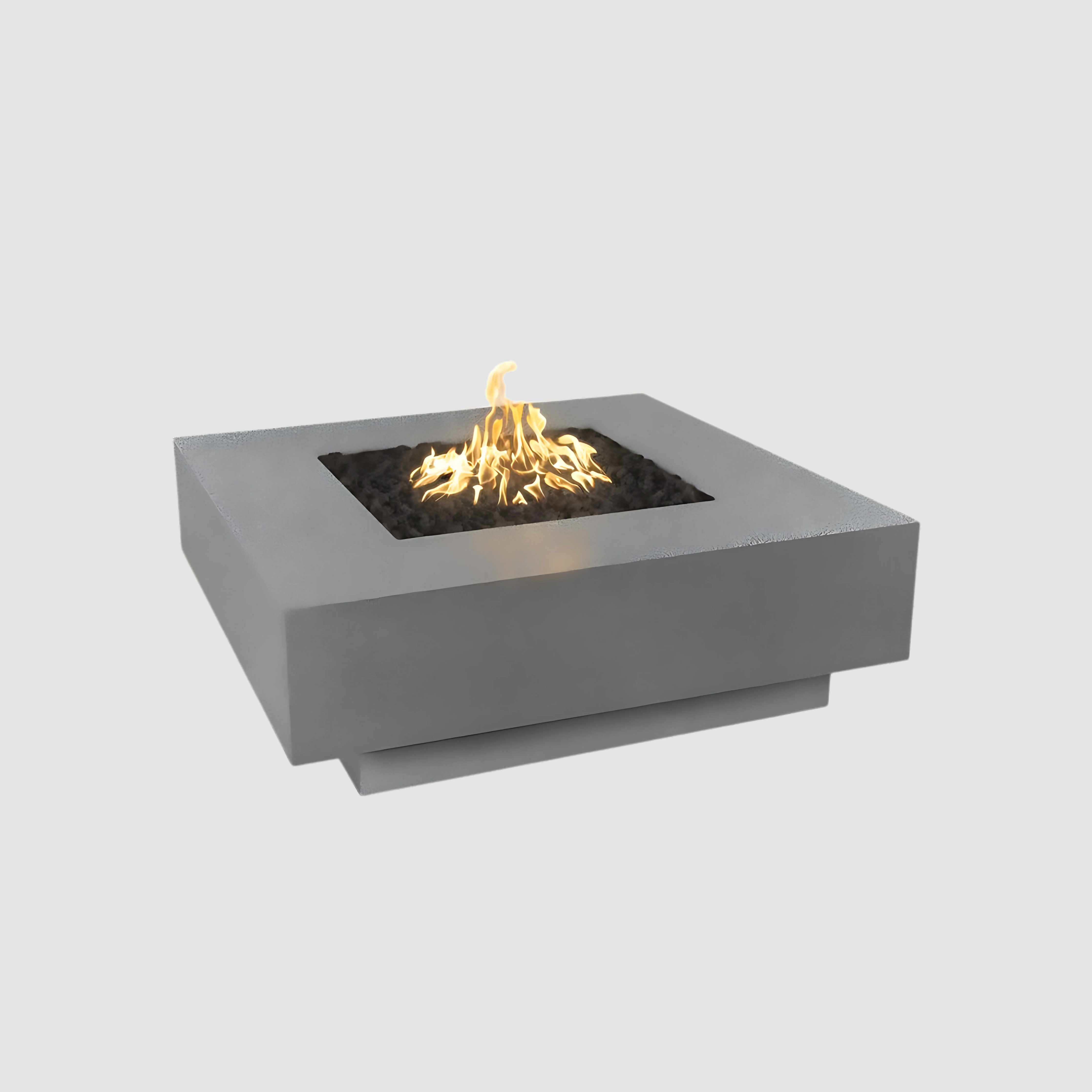 The Outdoor Plus Cabo Square Fire Pit - Powder Coat