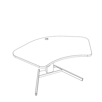 ConSet Electric Adjustable Desk Type 501-19