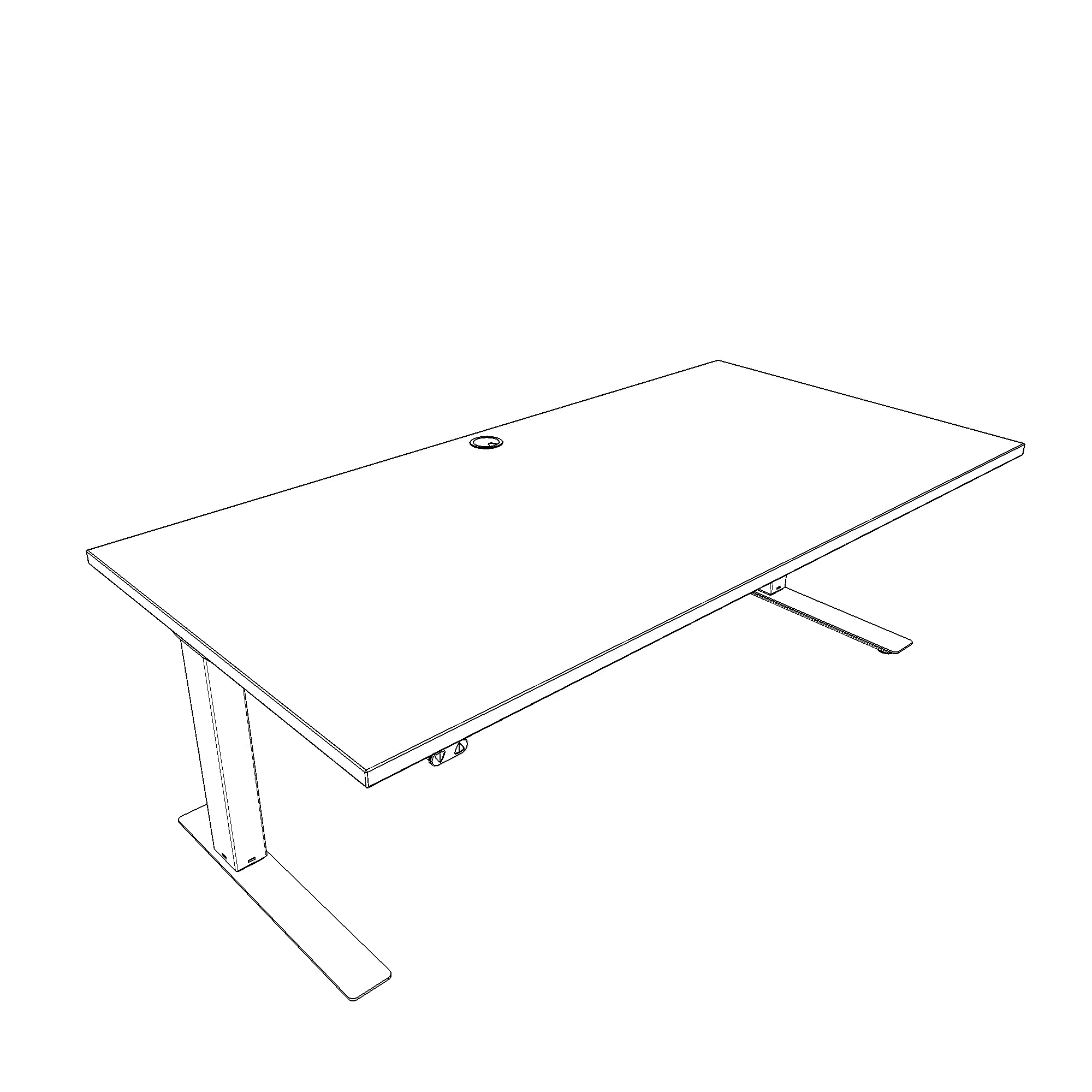 ConSet Electric Adjustable Desk Type 501-37