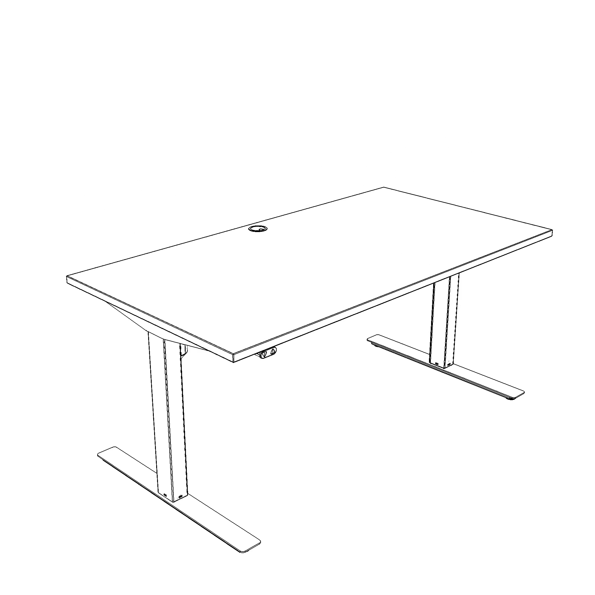ConSet Electric Adjustable Desk Type 501-47