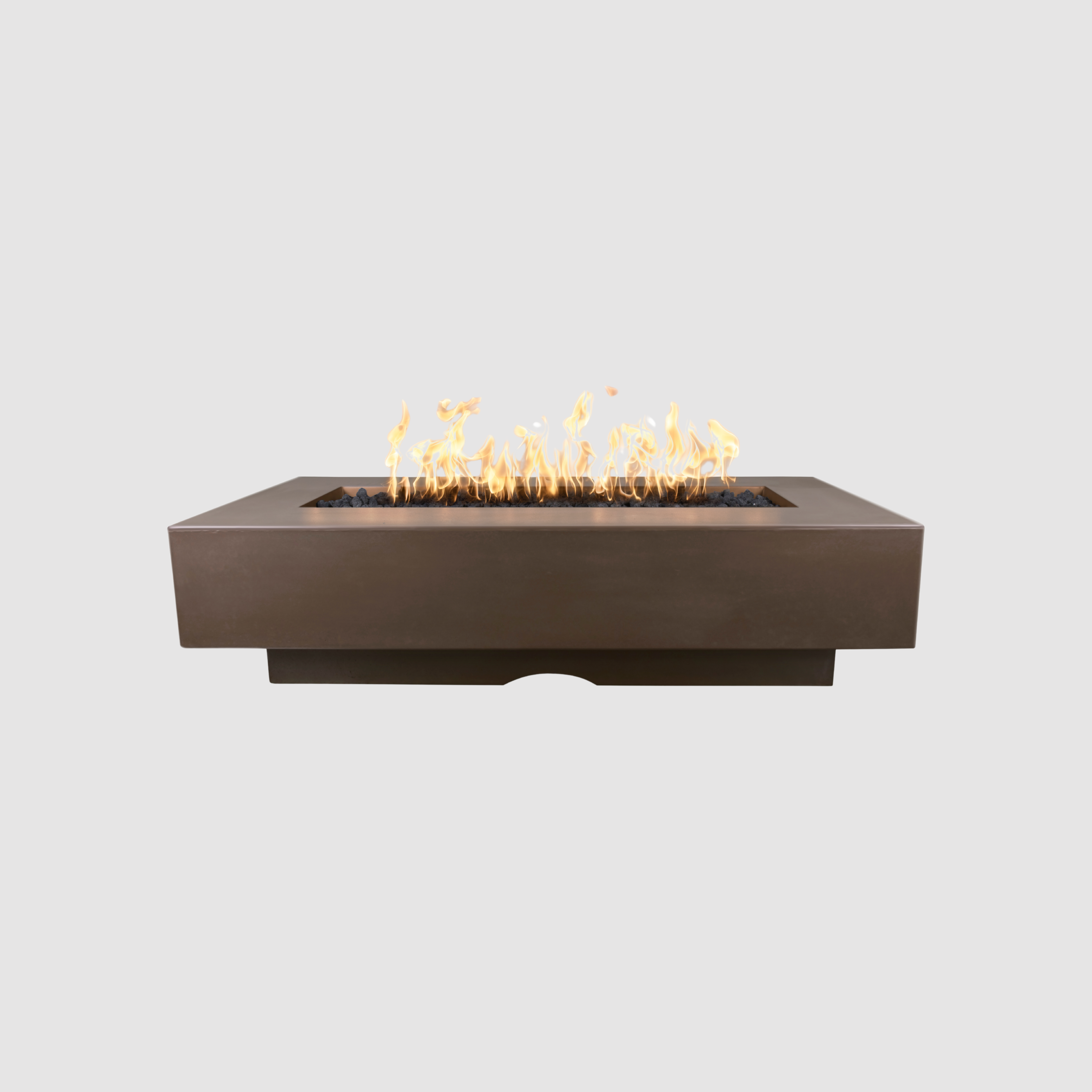 The Outdoor Plus Del Mar Fire Pit - 15″ Tall GFRC Concrete