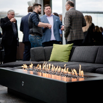 The Outdoor Plus Del Mar Fire Pit - 15″ Tall GFRC Concrete