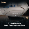 Kahuna Chair Dios Massage Chair 7D Dual Core Air Roller SL-track with 3D Calf Kneading Dios-7300