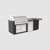 Videl Luxe 112I Firepit - BBQ Island