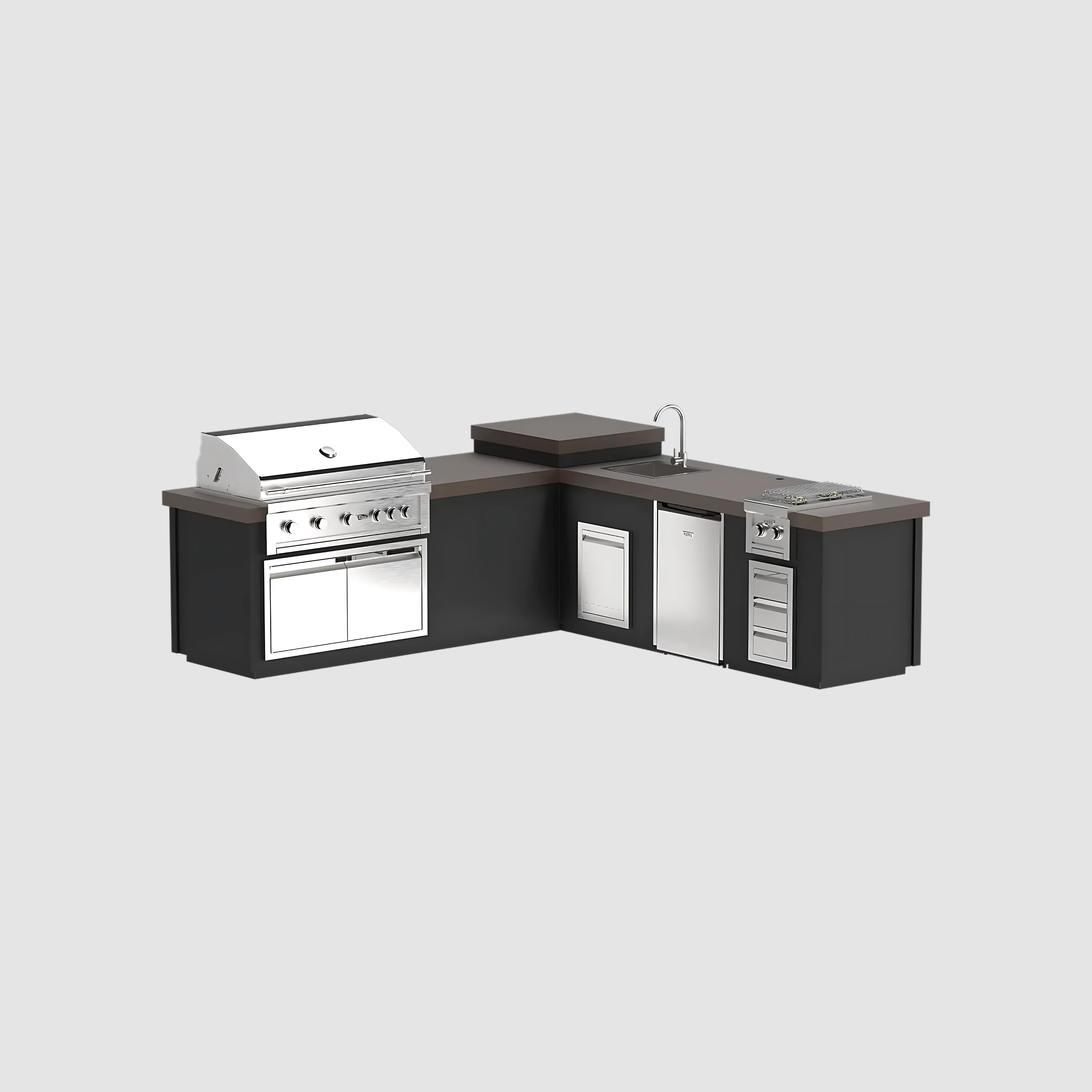 Videl Maestro 112L B - BBQ Island