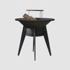 The Outdoor Plus Mojave Wood Burning Cast-iron Grill Metal Collection
