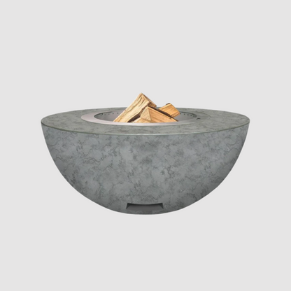 Phoenix Precast Products Round Fire Pit Enclosure + Smokeless Fire Pit Insert