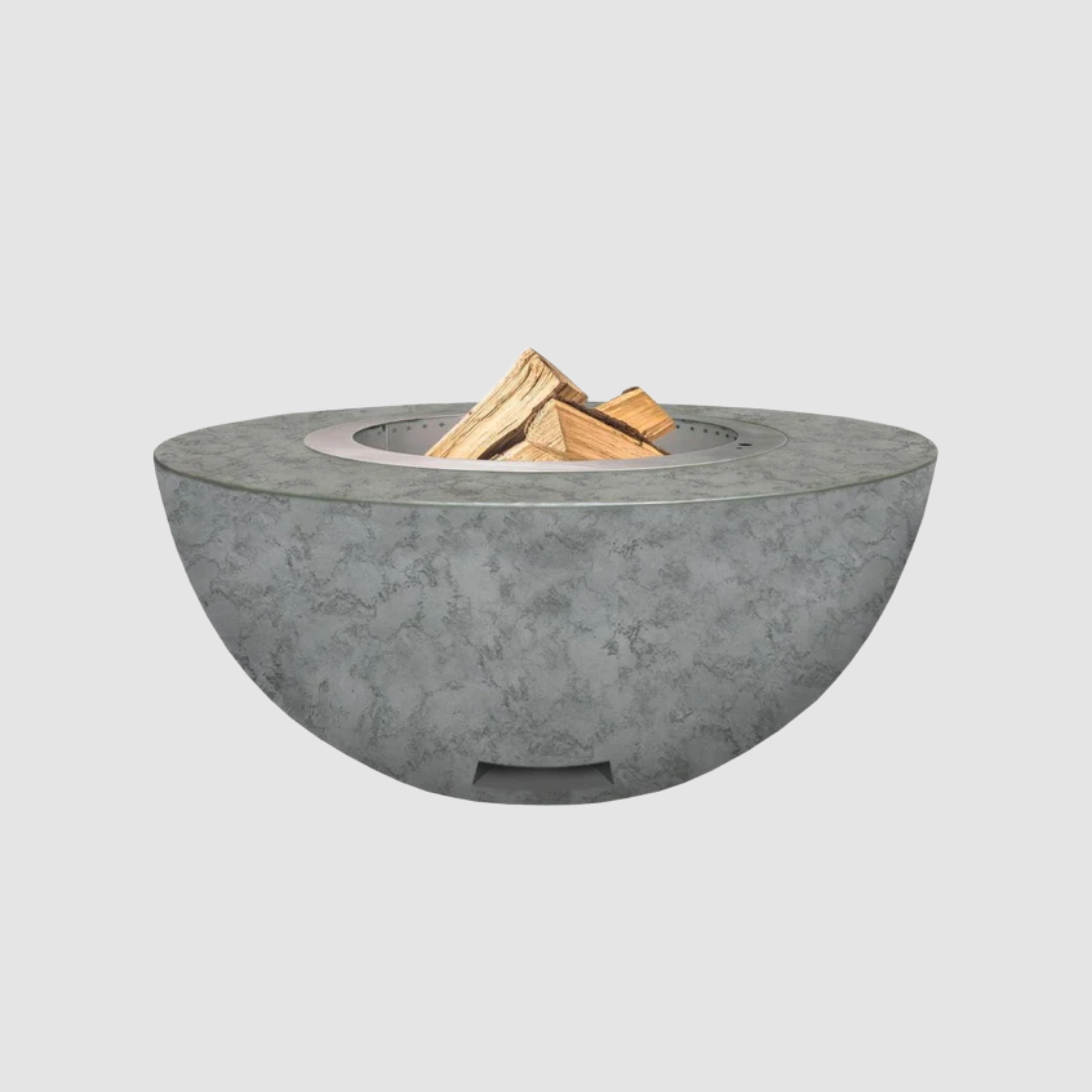 Phoenix Precast Products Round Fire Pit Enclosure + Smokeless Fire Pit Insert