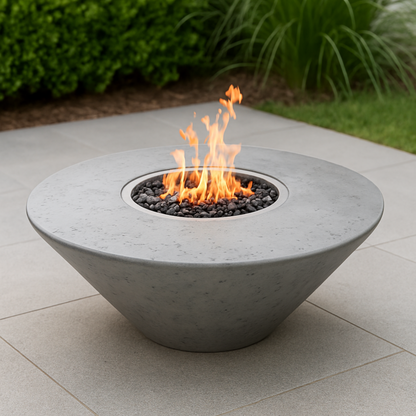 Phoenix Precast Products Round Oblique Fire Table