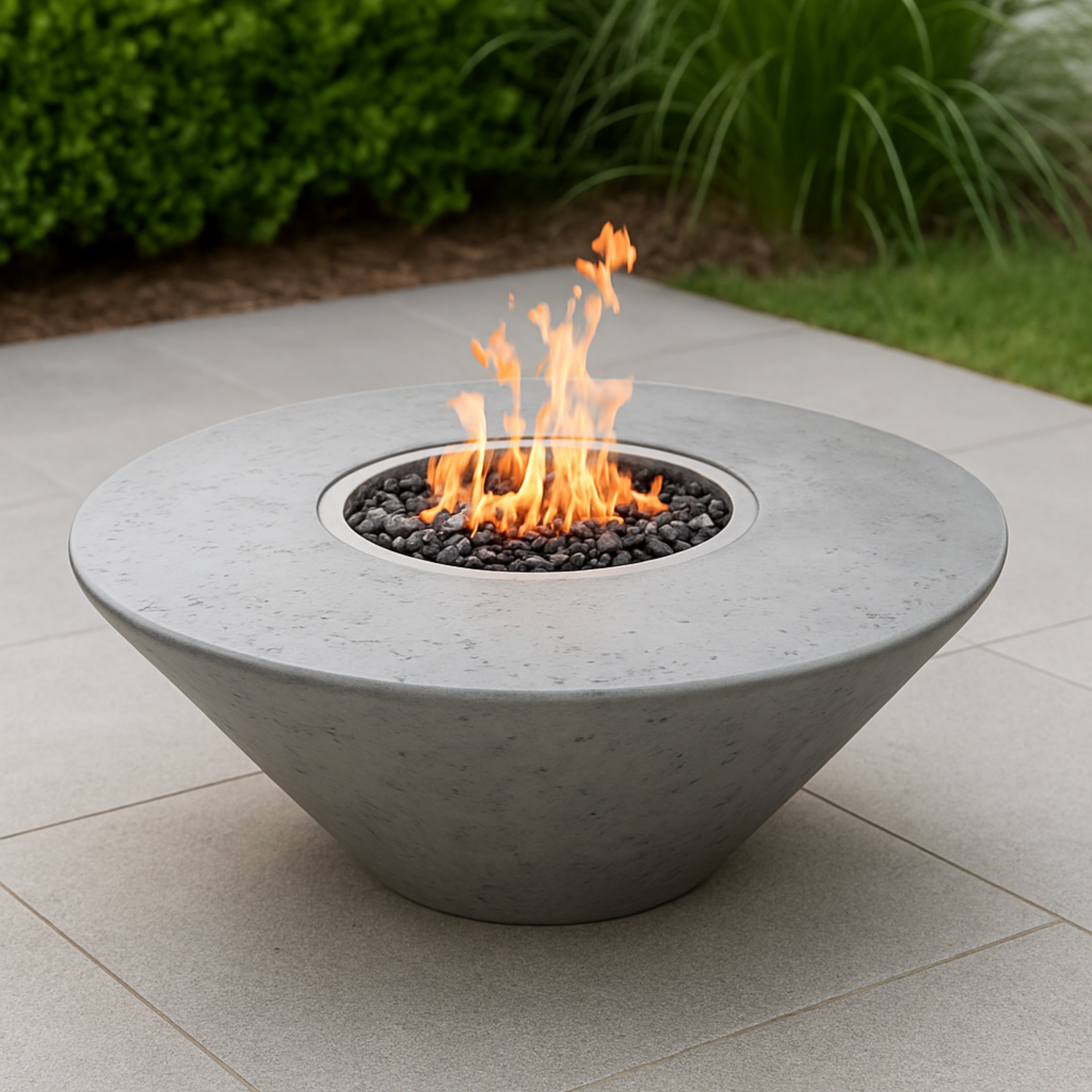 Phoenix Precast Products Round Oblique Fire Table