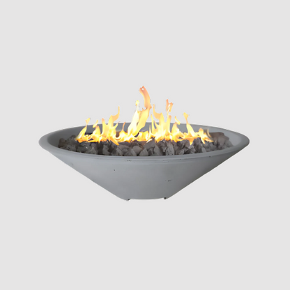 Phoenix Precast Products Round Oblique Fire Bowl With Venting