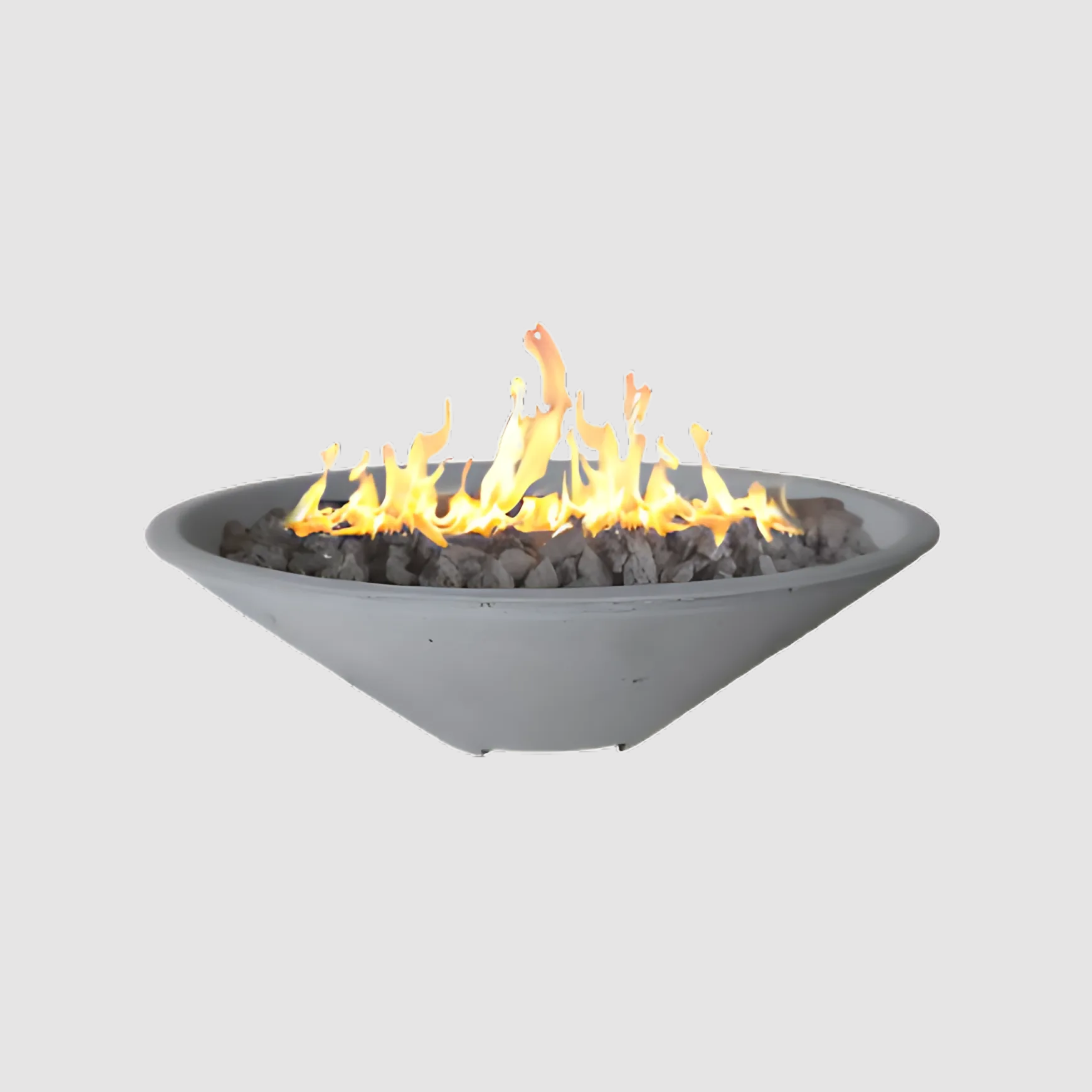 Phoenix Precast Products Round Oblique Fire Bowl With Venting
