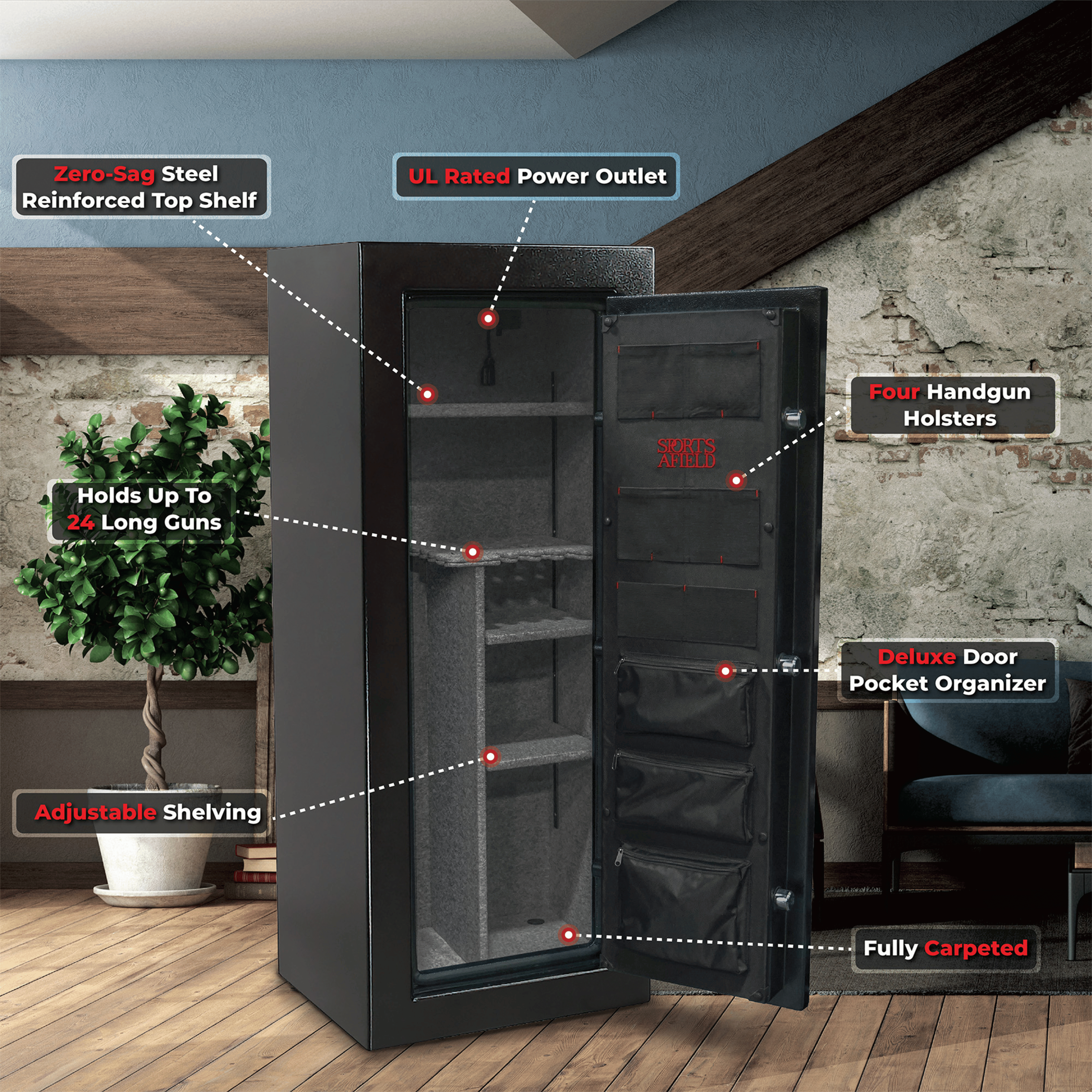 Sports Afield Preserve Series Gun Safe
