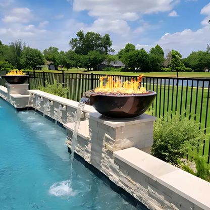 Phoenix Precast Products Wok Fire & Water Bowl