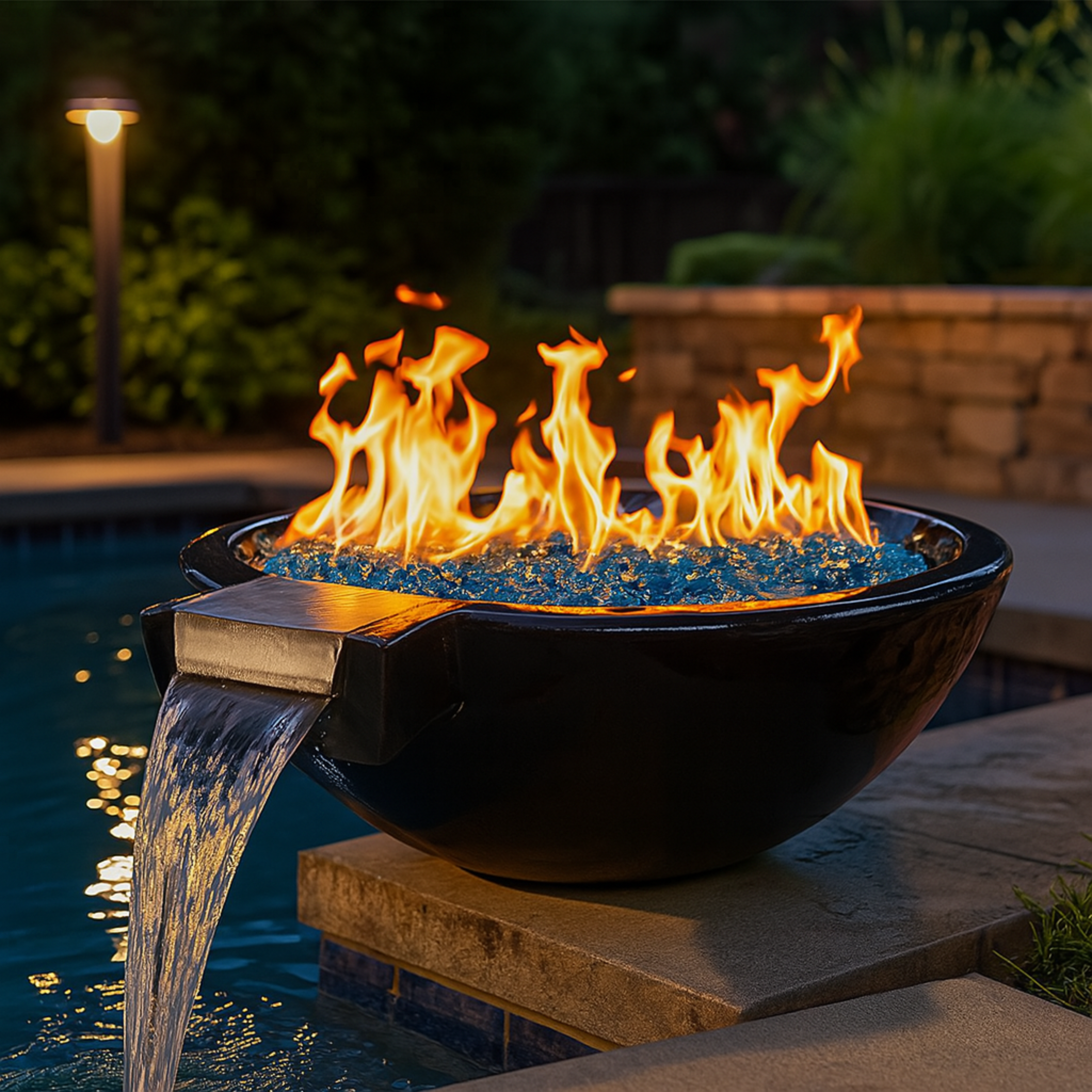 Phoenix Precast Products Wok Fire & Water Bowl
