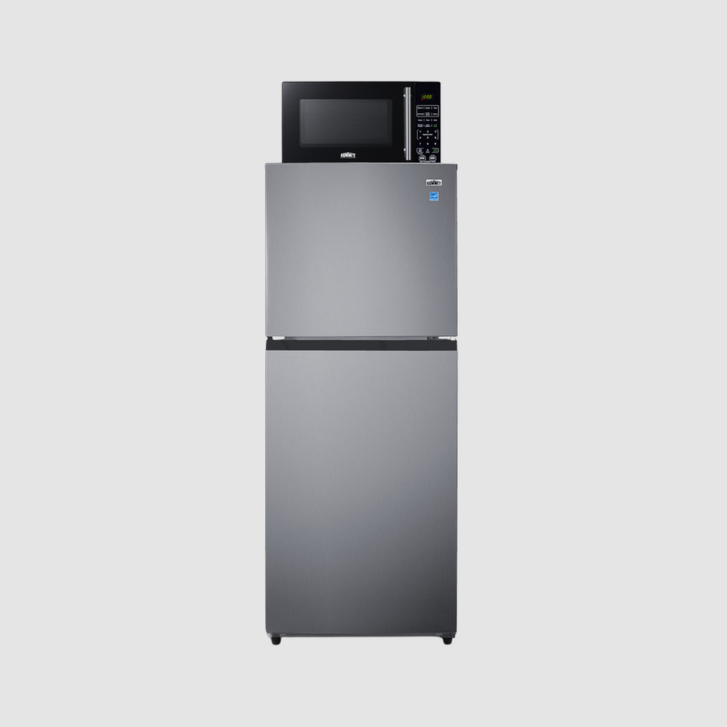 Summit Microwave/Refrigerator-Freezer Combination with Allocator MRF1087BALHD