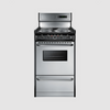 Summit 20" Wide Electric Coil Top Range with 8 Inches Backguard w/ Clock WEM130KW