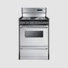 Summit 20" Wide Electric Coil Top Range with 8 Inches Backguard w/ Clock WEM130KW