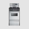 Summit 20" Wide Gas Range, Open Burners TNM1107BRW