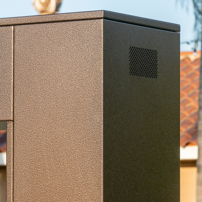 The Outdoor Plus Williams Outdoor Fireplace - Powder Coated Metal