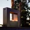 The Outdoor Plus Williams Outdoor Fireplace - Powder Coated Metal