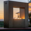 The Outdoor Plus Williams Outdoor Fireplace - Powder Coated Metal