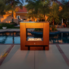 The Outdoor Plus Williams Outdoor Fireplace - Powder Coated Metal