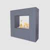 The Outdoor Plus Williams Outdoor Fireplace - Powder Coated Metal