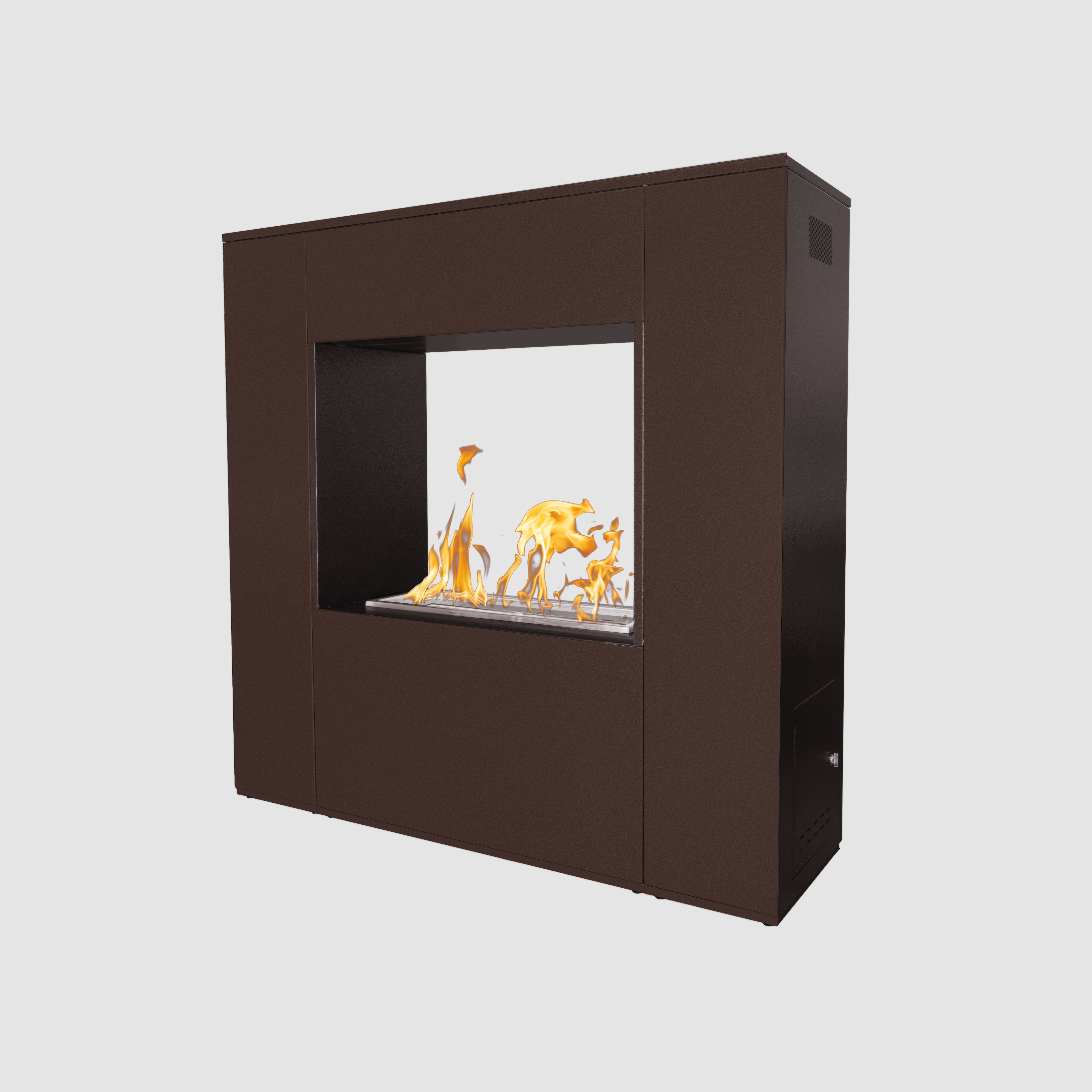 The Outdoor Plus Williams Outdoor Fireplace - Powder Coated Metal