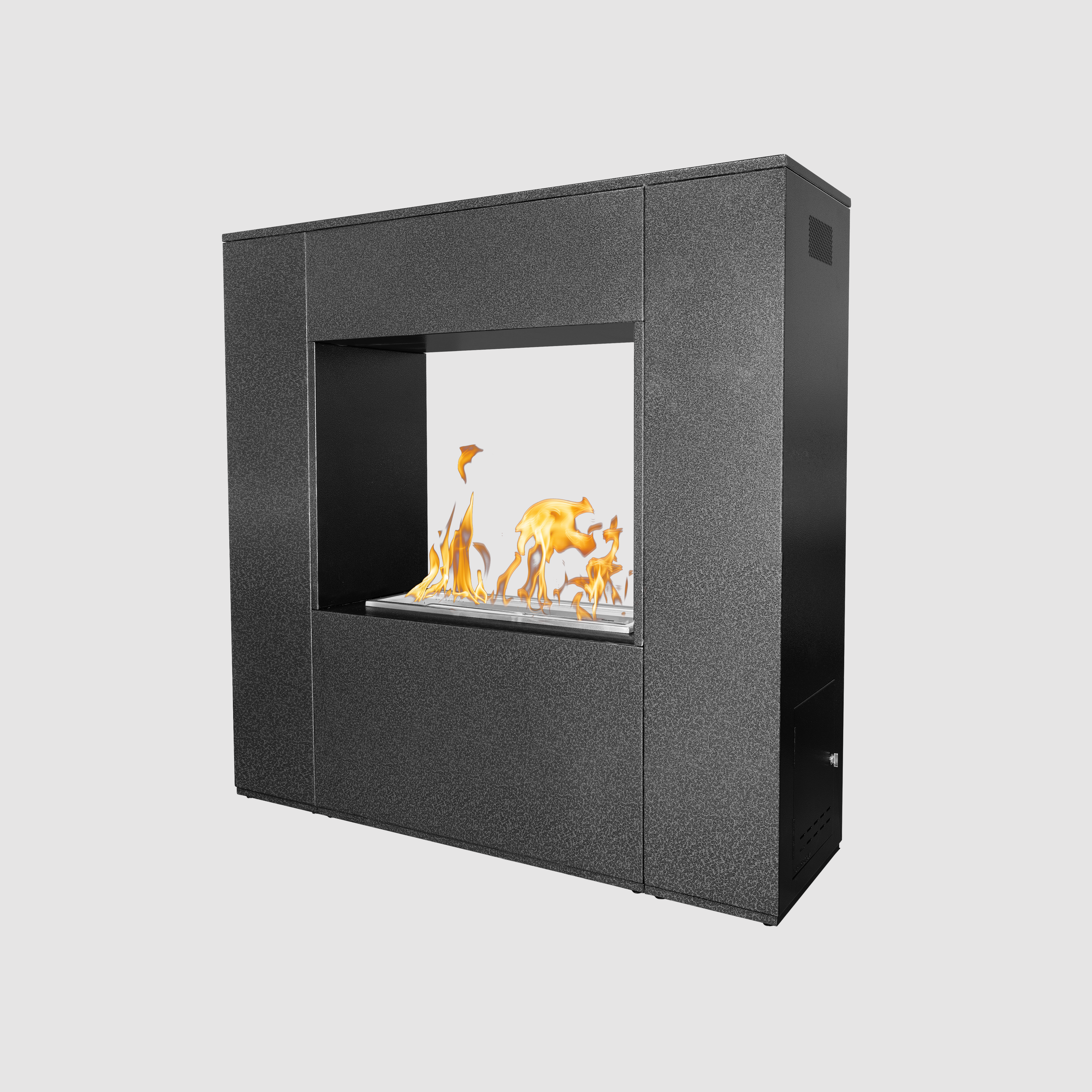 The Outdoor Plus Williams Outdoor Fireplace - Powder Coated Metal