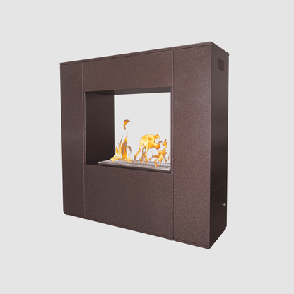 The Outdoor Plus Williams Outdoor Fireplace - Powder Coated Metal