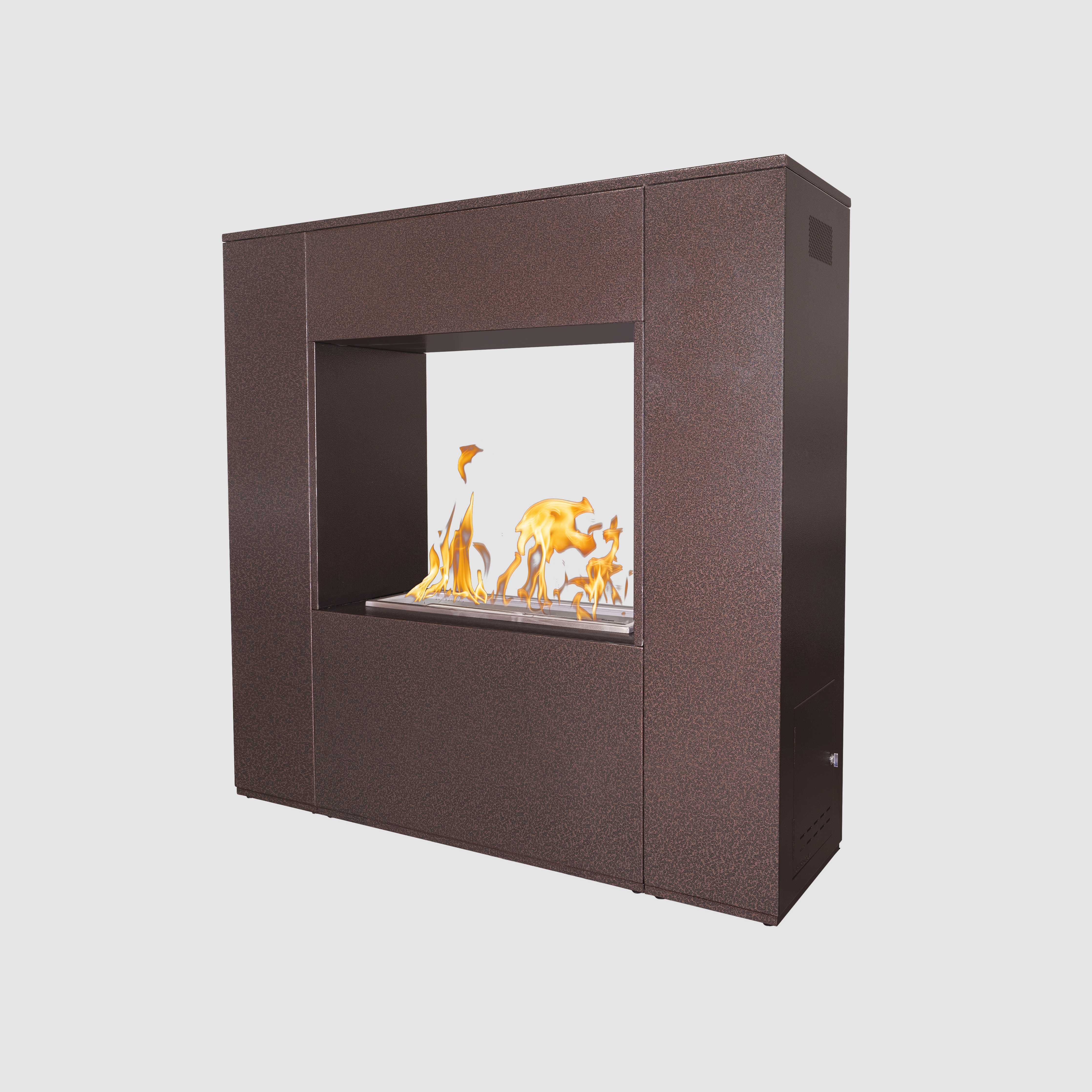 The Outdoor Plus Williams Outdoor Fireplace - Powder Coated Metal