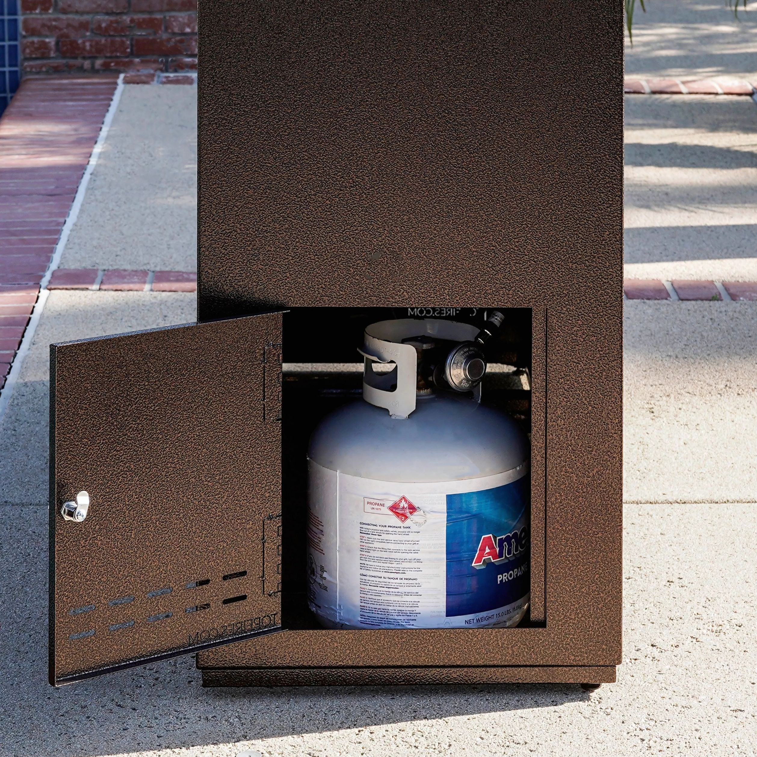 The Outdoor Plus Williams Outdoor Fireplace - Stainless Steel