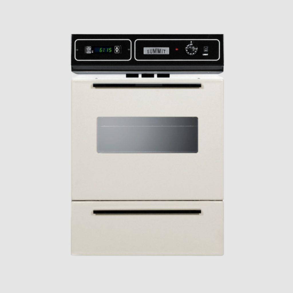 Summit 24" Wide Electric Wall Oven, 220/240V and 115/120V TEM721BKW
